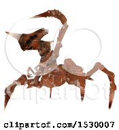 Clipart Of A 3d Attacking Monster Or Insect Royalty Free Illustration