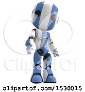 Clipart Of A 3d Ao Maru Robot Royalty Free Illustration
