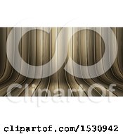 Poster, Art Print Of 3d Curved Background