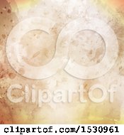 Clipart Of A Splattered Vintage Canvas Background Royalty Free Vector Illustration by KJ Pargeter
