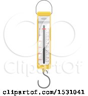 Clipart Of A Measuring Tool Royalty Free Vector Illustration