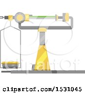 Clipart Of A Measuring Tool Royalty Free Vector Illustration by BNP Design Studio