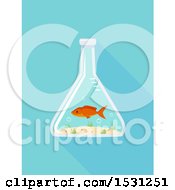 Poster, Art Print Of Fish In An Erlenmeyer Flask