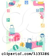 Poster, Art Print Of Border Of Baggage And Carousels