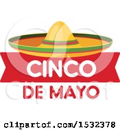 Clipart Of A Cinco De Mayo Mexican Sombrero Royalty Free Vector Illustration