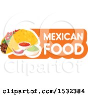 Clipart Of A Cinco De Mayo Mexican Taco Royalty Free Vector Illustration