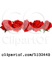 Poster, Art Print Of Red Rose Design