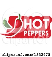 Poster, Art Print Of Hot Peppers Design