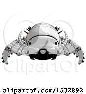 Poster, Art Print Of Pillbug Robot Front View