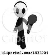 Poster, Art Print Of Maskman Holding Out A Microphone