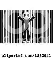 Poster, Art Print Of Maskman In A Barcode