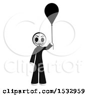 Little Anarchist Holding A Balloon