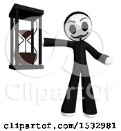 Poster, Art Print Of Little Anarchist Holding An Hourglass