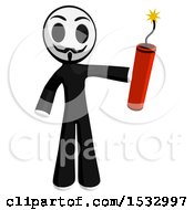 Poster, Art Print Of Little Anarchist Holding A Stick Of Dynamite