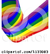 Clipart Of A Lgbtq Rainbow Flag Background Royalty Free Vector Illustration