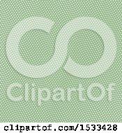 Poster, Art Print Of Green Halftone Dot Background