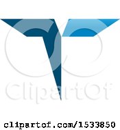 Clipart Of A Letter T Logo Design Royalty Free Vector Illustration