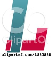 Clipart Of A Letter L Logo Design Royalty Free Vector Illustration
