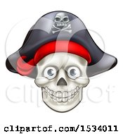 Pirate Skull Wearing A Hat