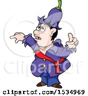 Clipart Of A King Bell Royalty Free Vector Illustration