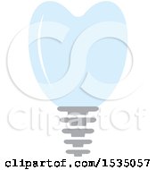 Clipart Of A Tooth Implant Royalty Free Vector Illustration by Lal Perera