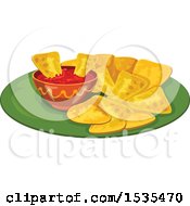 Poster, Art Print Of Salsa And Tortilla Chips