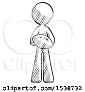 Poster, Art Print Of Halftone Design Mascot Woman Giving Football To You