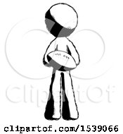 Poster, Art Print Of Ink Design Mascot Man Giving Football To You