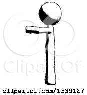 Ink Design Mascot Man Pointing Left