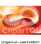 Poster, Art Print Of 3d Abstract Orange Fluid Shape