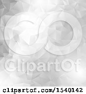 Clipart Of A Gray Geometric Background Royalty Free Vector Illustration