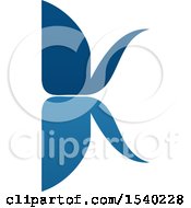 Clipart Of A Letter K Logo Design Royalty Free Vector Illustration