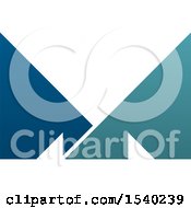 Clipart Of A Letter M Logo Design Royalty Free Vector Illustration