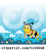Poster, Art Print Of Honey Bee Flying