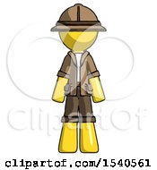 Yellow Explorer Ranger Man Standing Facing Forward