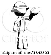 Poster, Art Print Of Ink Explorer Ranger Man Holding Football Up