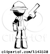 Ink Explorer Ranger Man Holding Handgun