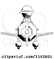 Poster, Art Print Of Ink Explorer Ranger Man In Geebee Stunt Plane Front View