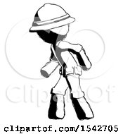 Ink Explorer Ranger Man Suspense Action Pose Facing Left