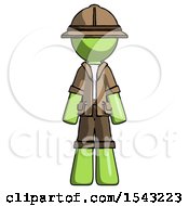 Green Explorer Ranger Man Standing Facing Forward