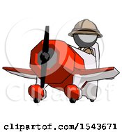 Poster, Art Print Of Gray Explorer Ranger Man Flying In Geebee Stunt Plane Viewed From Below