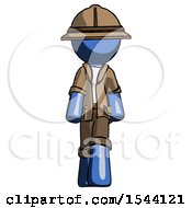 Blue Explorer Ranger Man Walking Front View
