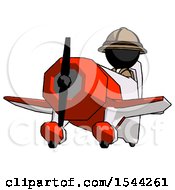 Poster, Art Print Of Black Explorer Ranger Man Flying In Geebee Stunt Plane Viewed From Below