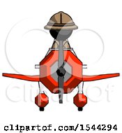 Poster, Art Print Of Black Explorer Ranger Man In Geebee Stunt Plane Front View