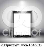 Poster, Art Print Of 3d Tablet With A Blank Screen