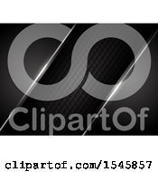 Clipart Of A Metal Background With A Diagonal Carbon Fiber Stripe Royalty Free Vector Illustration by KJ Pargeter