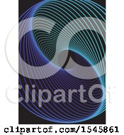 Poster, Art Print Of Wire Wave Design On Black