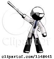 Poster, Art Print Of Ink Doctor Scientist Man Bo Staff Pointing Up Pose