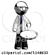 Ink Doctor Scientist Man Frying Egg In Pan Or Wok