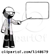 Poster, Art Print Of Ink Doctor Scientist Man Giving Presentation In Front Of Dry-Erase Board